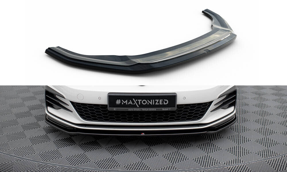 Frontlippe V.2 passend für VW Golf GTI Mk7 GTI FL schwarz Hochglanz