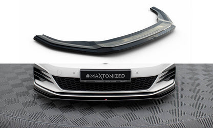 Frontlippe V.2 passend für VW Golf GTI Mk7 GTI FL schwarz Hochglanz