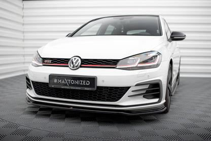 Frontlippe V.2 passend für VW Golf GTI Mk7 GTI FL schwarz Hochglanz