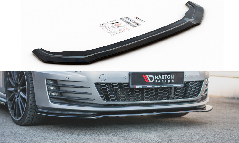 Frontlippe V.2 passend für VW Golf GTI Mk7 schwarz Hochglanz