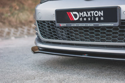 Frontlippe V.2 passend für VW Golf GTI Mk7 schwarz Hochglanz