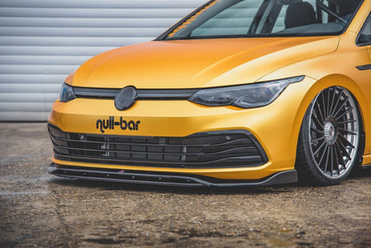 Frontlippe V.2 passend für VW Golf Mk8 schwarz Hochglanz