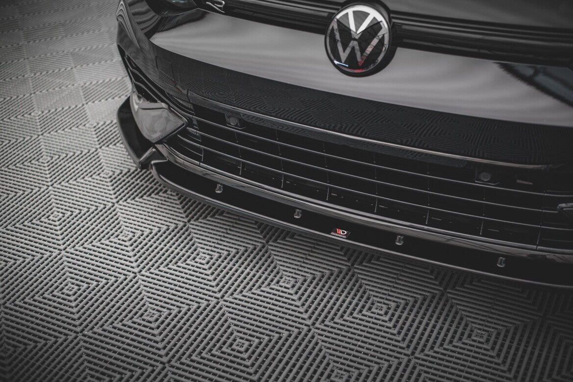 Frontlippe V.2 passend für VW Golf R Hatchback / Variant Mk8 schwarz Hochglanz