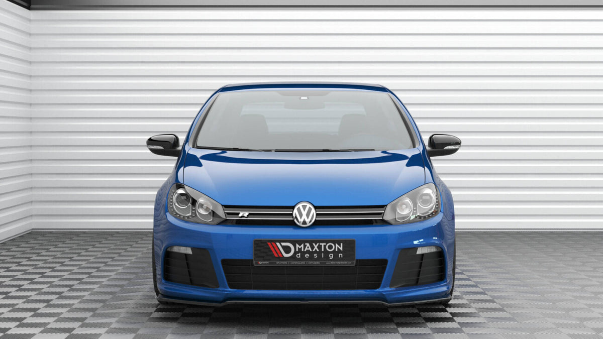 Frontlippe V.2 passend für VW Golf R Mk6 schwarz Hochglanz