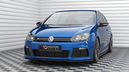 Frontlippe V.2 passend für VW Golf R Mk6 schwarz Hochglanz