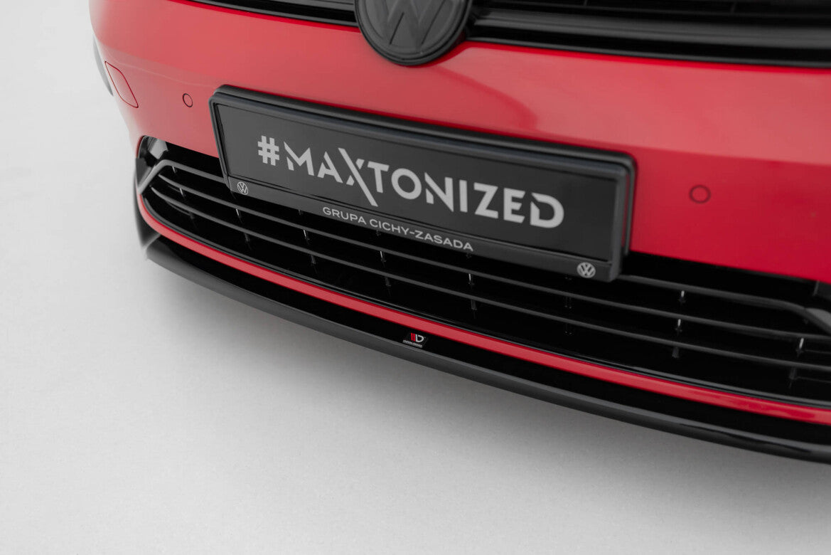 Frontlippe V.2 passend für VW Golf R / R-Line Mk7 FL schwarz Hochglanz