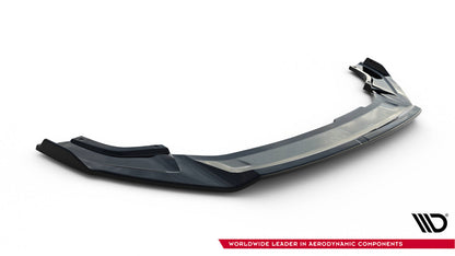 Frontlippe V.2 passend für VW Golf R / R-Line Mk7 FL schwarz Hochglanz