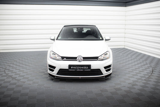 Frontlippe V.2 passend für VW Golf R / R-Line Mk7 schwarz Hochglanz