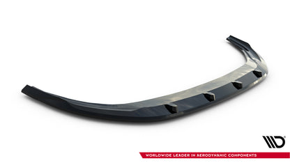 Frontlippe V.2 passend für VW Golf R Variant Mk8 FL schwarz Hochglanz