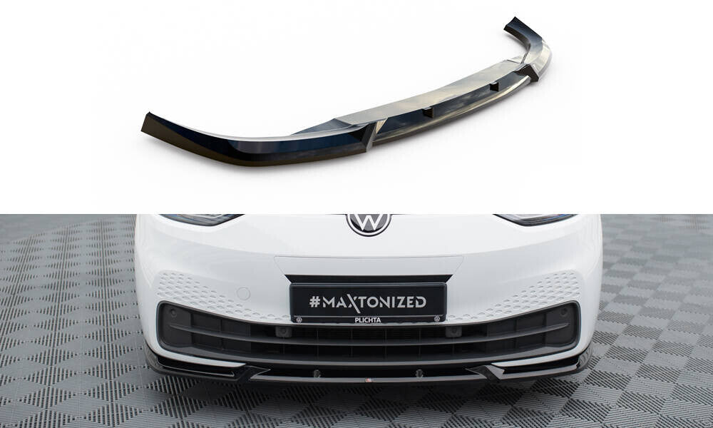 Frontlippe V.2 passend für VW ID.3 Mk1 schwarz Hochglanz