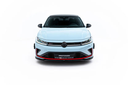 Frontlippe V.2 passend für VW Jetta GLI Mk7 Facelift 2 schwarz Hochglanz