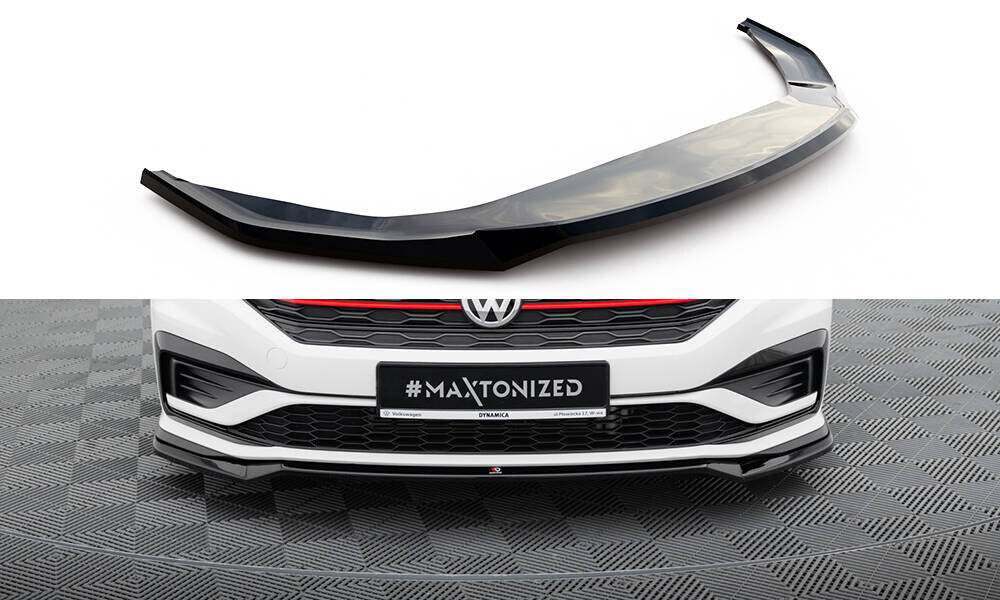 Frontlippe V.2 passend für VW Jetta GLI Mk7 schwarz Hochglanz