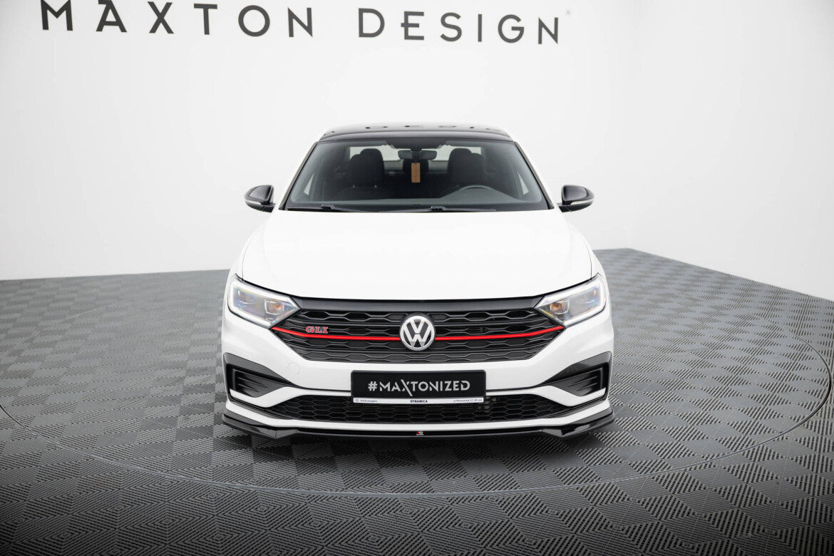 Frontlippe V.2 passend für VW Jetta GLI Mk7 schwarz Hochglanz