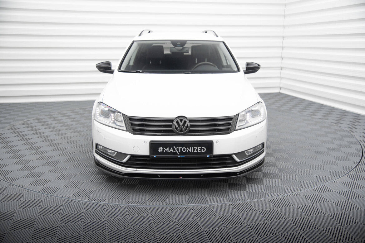 Frontlippe V.2 passend für VW Passat B7 schwarz Hochglanz