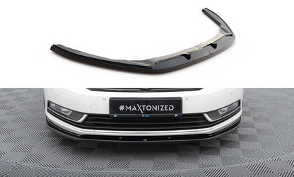 Frontlippe V.2 passend für VW Passat B7 schwarz Hochglanz