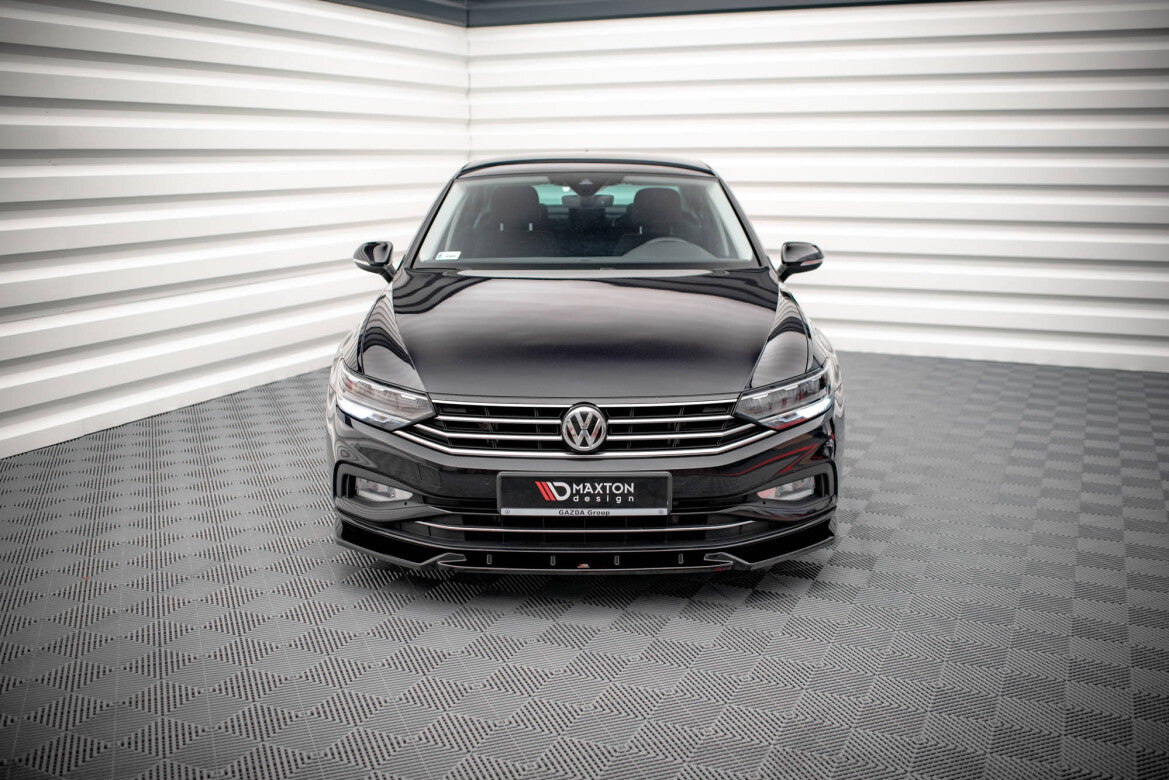 Frontlippe V.2 passend für VW Passat B8 FL schwarz Hochglanz