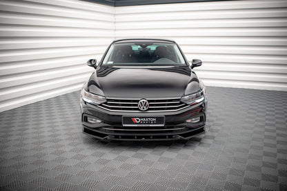 Frontlippe V.2 passend für VW Passat B8 FL schwarz Hochglanz