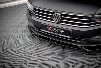 Frontlippe V.2 passend für VW Passat B8 FL schwarz Hochglanz