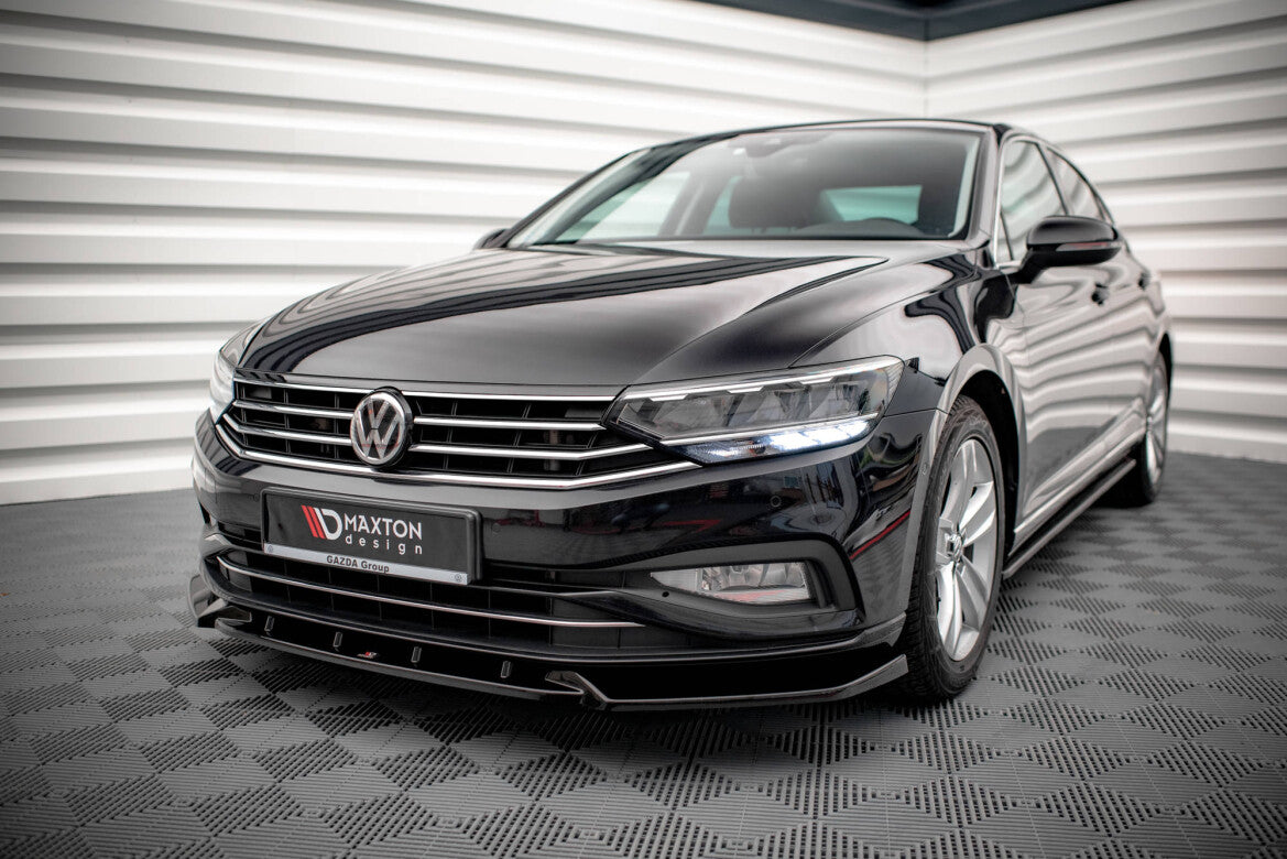 Frontlippe V.2 passend für VW Passat B8 FL schwarz Hochglanz
