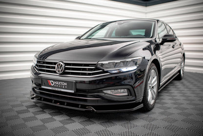 Frontlippe V.2 passend für VW Passat B8 FL schwarz Hochglanz