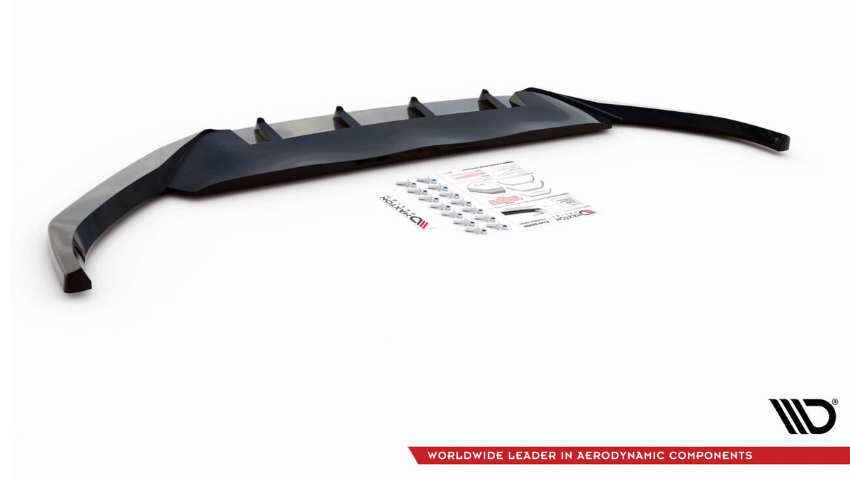 Frontlippe V.2 passend für VW Passat B8 FL schwarz Hochglanz