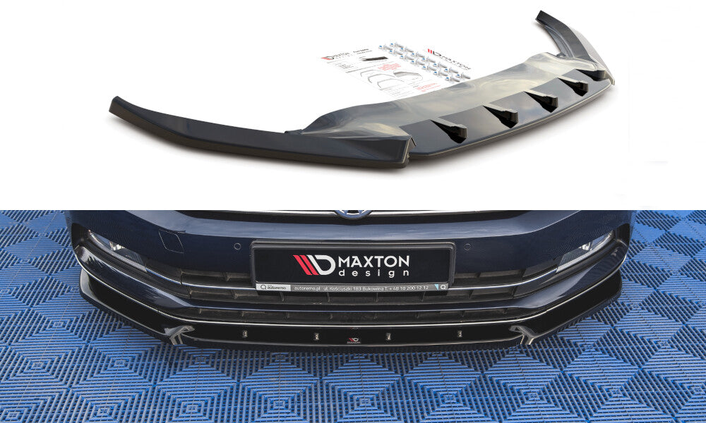 Frontlippe V.2 passend für VW Passat B8 schwarz Hochglanz