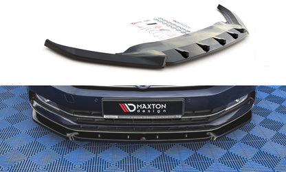 Frontlippe V.2 passend für VW Passat B8 schwarz Hochglanz