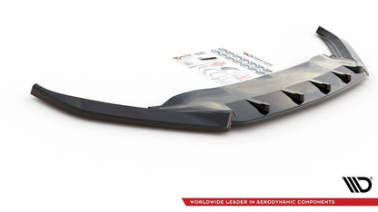 Frontlippe V.2 passend für VW Passat B8 schwarz Hochglanz