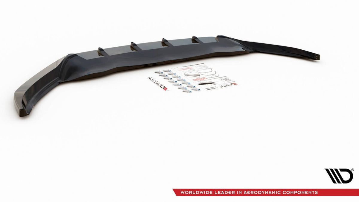 Frontlippe V.2 passend für VW Passat B8 schwarz Hochglanz