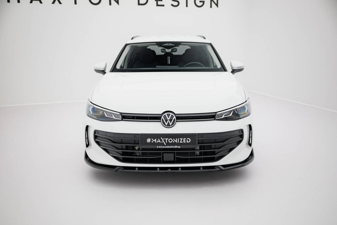 Frontlippe V.2 passend für VW Passat B9 schwarz Hochglanz