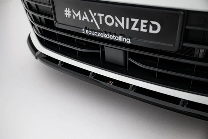 Frontlippe V.2 passend für VW Passat B9 schwarz Hochglanz