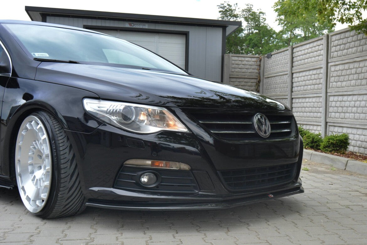 Frontlippe V.2 passend für VW Passat CC Standard schwarz Hochglanz