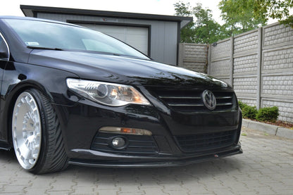 Frontlippe V.2 passend für VW Passat CC Standard schwarz Hochglanz
