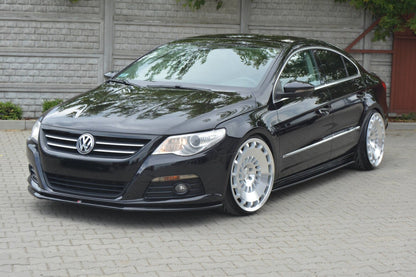 Frontlippe V.2 passend für VW Passat CC Standard schwarz Hochglanz