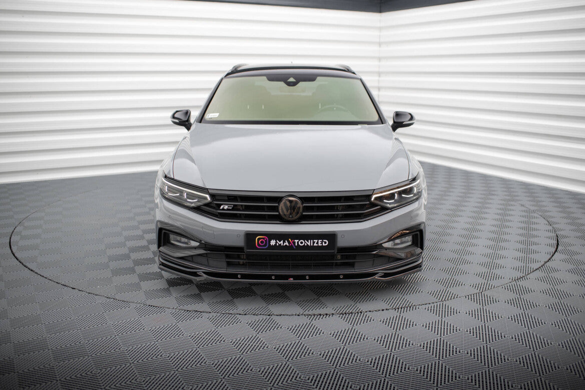 Frontlippe V.2 passend für VW Passat R-Line B8 FL schwarz Hochglanz