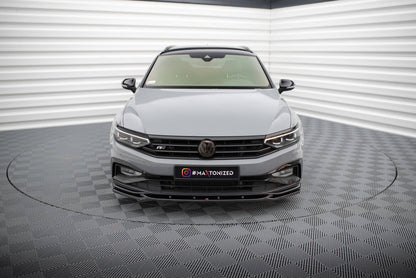 Frontlippe V.2 passend für VW Passat R-Line B8 FL schwarz Hochglanz