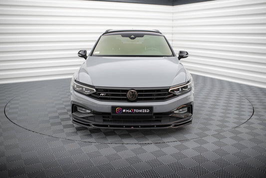 Frontlippe V.2 passend für VW Passat R-Line B8 FL schwarz Hochglanz