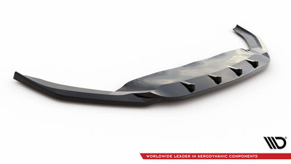 Frontlippe V.2 passend für VW Passat R-Line B8 FL schwarz Hochglanz