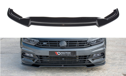 Frontlippe V.2 passend für VW Passat R-Line B8 schwarz Hochglanz
