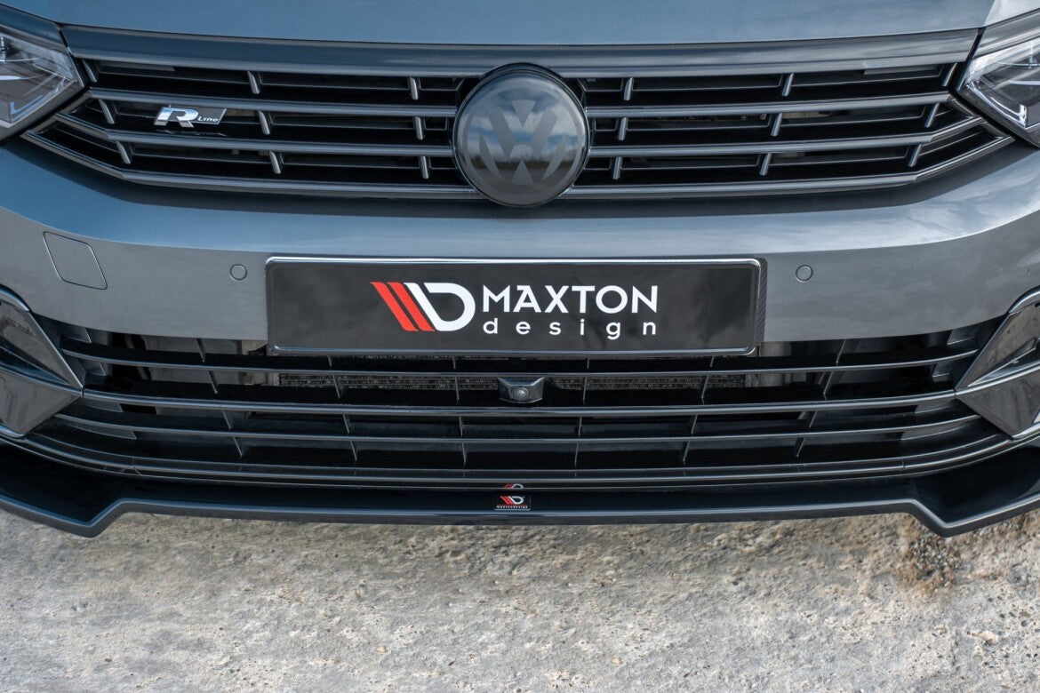 Frontlippe V.2 passend für VW Passat R-Line B8 schwarz Hochglanz