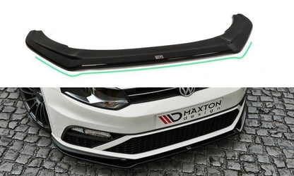 Frontlippe V.2 passend für VW Polo GTI Mk5 FL schwarz Hochglanz