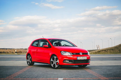 Frontlippe V.2 passend für VW Polo GTI Mk5 schwarz Hochglanz