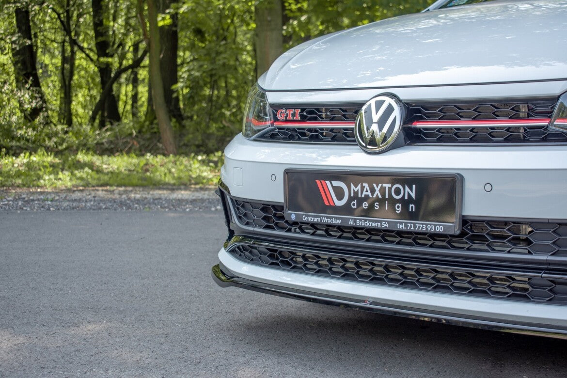 Frontlippe V.2 passend für VW Polo GTI / R-line Mk6 rot Hochglanz