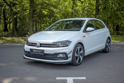 Frontlippe V.2 passend für VW Polo GTI / R-line Mk6 schwarz Hochglanz