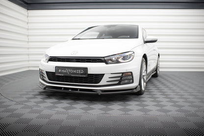 Frontlippe V.2 passend für VW Scirocco Mk3 FL schwarz Hochglanz