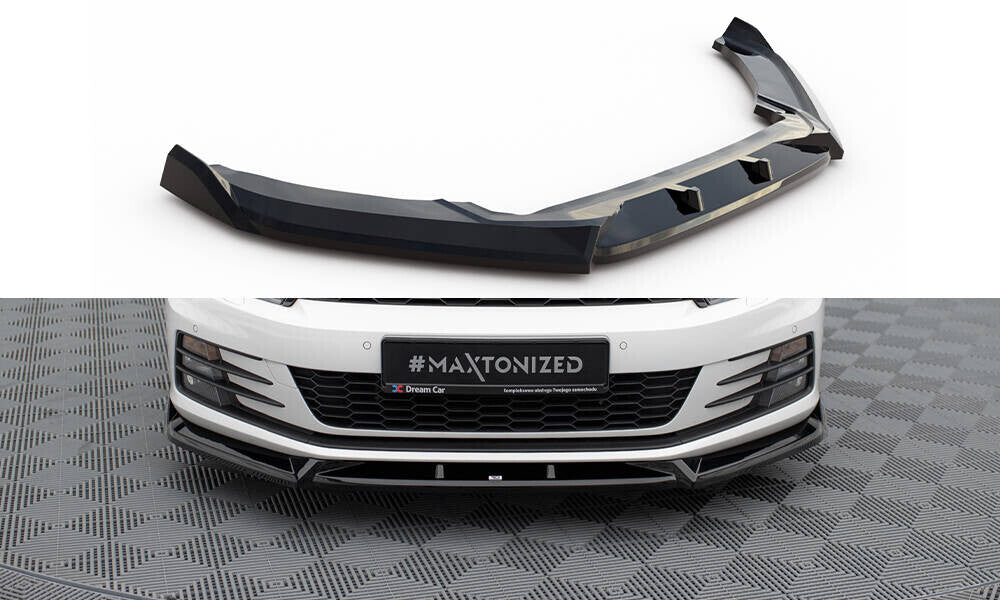 Frontlippe V.2 passend für VW Scirocco Mk3 FL schwarz Hochglanz