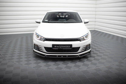 Frontlippe V.2 passend für VW Scirocco Mk3 FL schwarz Hochglanz