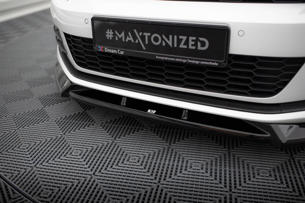 Frontlippe V.2 passend für VW Scirocco Mk3 FL schwarz Hochglanz