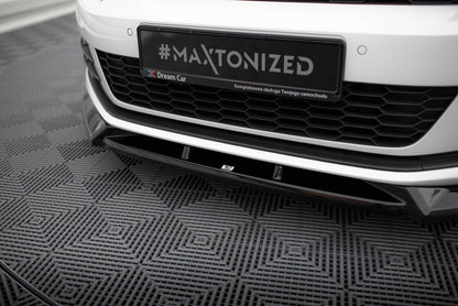 Frontlippe V.2 passend für VW Scirocco Mk3 FL schwarz Hochglanz