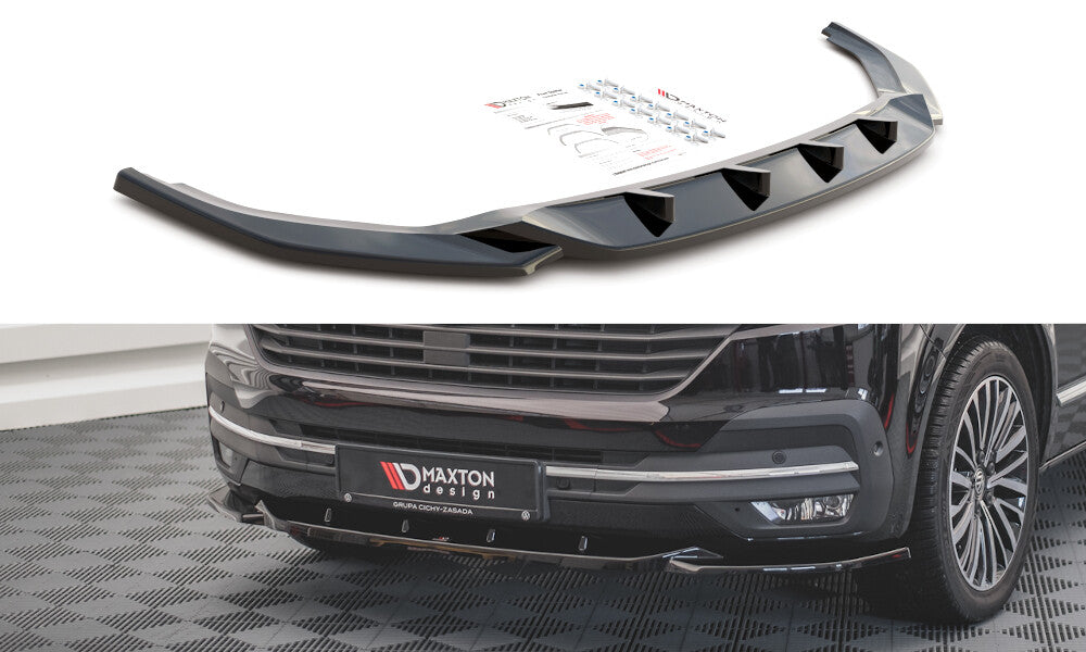Frontlippe V.2 passend für VW T6.1 schwarz Hochglanz